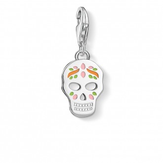 Charm pendant Mexican skull