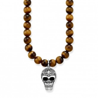 necklace Maori skull