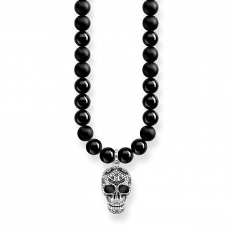 necklace Power Necklace Maori Skull Pavé