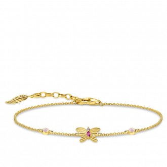 bracelet butterfly gold