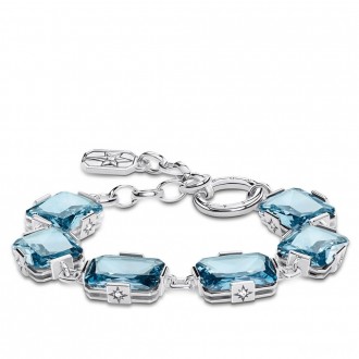 bracelet large blue stones