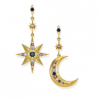 earrings Royalty Star & Moon
